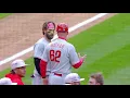 Bryce Harper vs Jake Bird - Benches Clear in Colorado vs Philadelphia Phillies