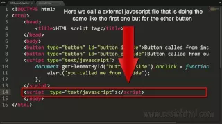 HTML script Tag