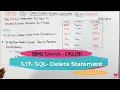 5 17 - Eng SQL Delete Statement SQL Online Free Course Microsoft Sql Server Learn Sql Sql