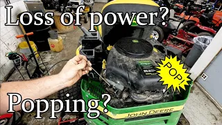 Zero Turn Mower Won t Start No Power Under A Load Popping Easy Diagnosis and Repair