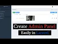 How to Create Admin Panel in Laravel Easily using Open Admin