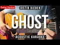 Download Lagu Ghost [Karaoke Acoustic] - Justin Bieber [HQ Backing Track]