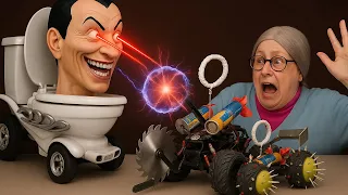Skibidi Toilet Universe contra un coche monstruo DIY de 10 000 000 $