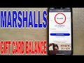 How To Check Marshalls Gift Card Balance Online