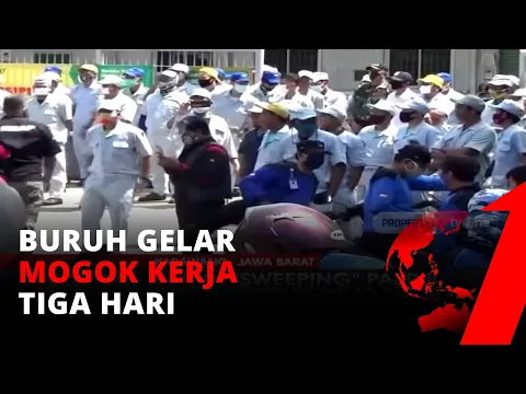 Buruh Karawang 'Sweeping' ke Pabrik-pabrik, Jemput Massa Aksi Mogok Kerja | tvOne