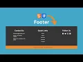 footer html css footer design in html css Tarun Code