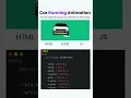 Car Running Animation using HTML CSS3