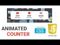 Animated Counter Using Javascript How to make animated counter Hindi