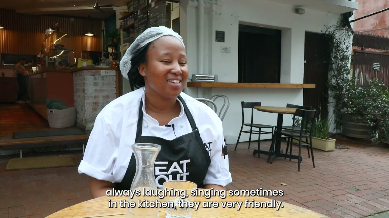 Meet Eat Out Food School student Sinazo Ntiyane