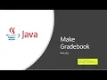 Design a gradebook with Java Complete code Java Project Collection