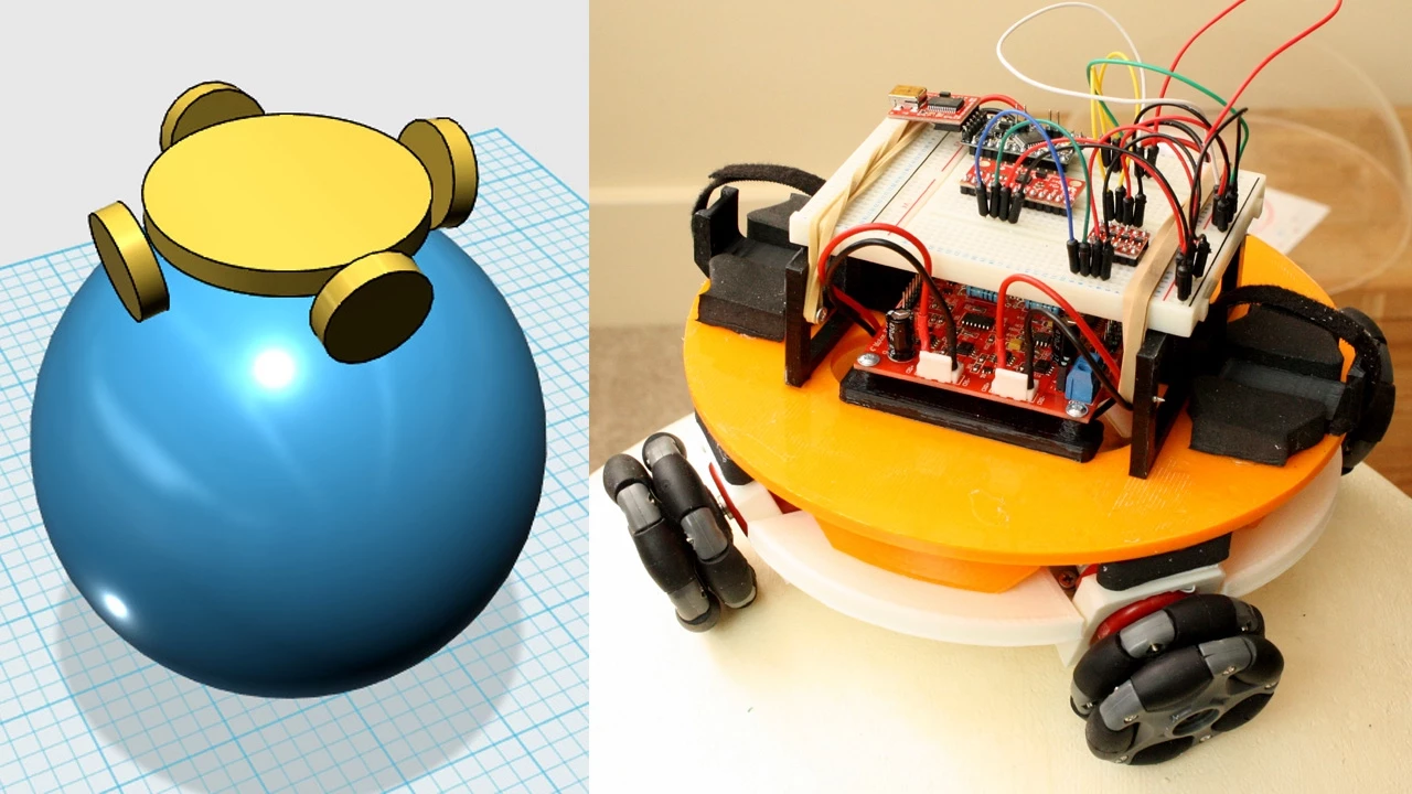 Star Wars BB-8 Droid v1 #1 | Ball Balancing Robot | James Bruton