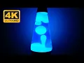 Blue Lava Lamp With Celestial White Noise 4K 4 Hour Ambient
