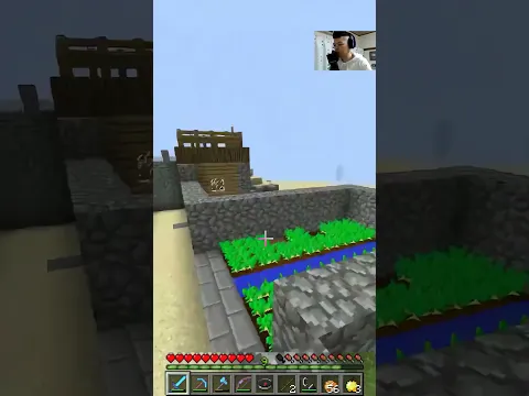 EU NÃO ACREDITEI NO QUE APARECEU NA MINHA VILA , A PORTA — Minecraft