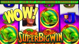 Download SUPER FREE GAMES On Brazil Gold Slot Machine HUGE WIN | Season-1 | EPISODE #27 MP3