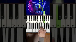 Peaches EASY Piano Tutorial The Super Mario Bros Movie 