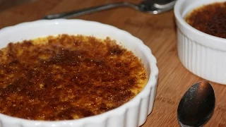 Easy classic crème brûlée hits the spot with a rich, thick vanilla custard and caramelized sugar top. 