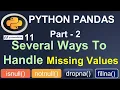 Python Pandas Tutorial Several Ways To Handle Missing Value Part-2