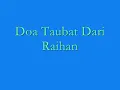 Doa taubat dari raihan