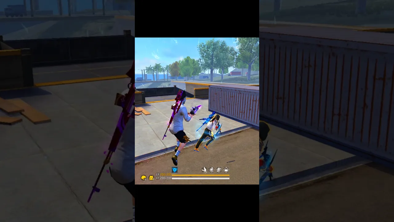 1v4 #freefire #shorts