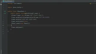 JPanel in JAVA Swing