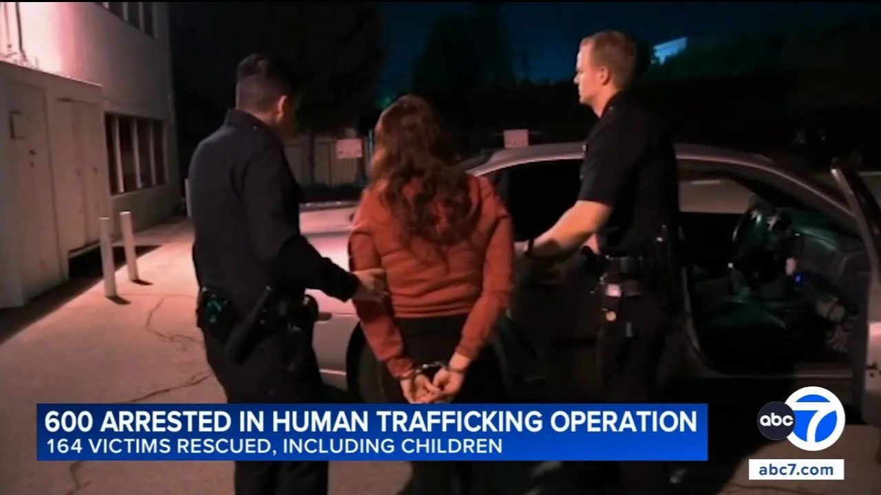 600 arrested, 170 victims rescued in California human trafficking ...