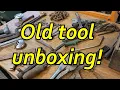 Unboxing old Tools Random Shed Stuff Identification Valuations of Vintage Garage Treasures