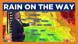 Storm system bringing weekend rain chances weather changes to Arizona