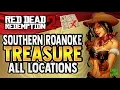 Red Dead Redemption 2 Online SOUTHERN ROANOKE Treasure Map Location - All Locations