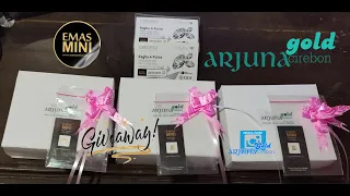 emas mini untuk pemenang giveaway arjuna gold cirebon 