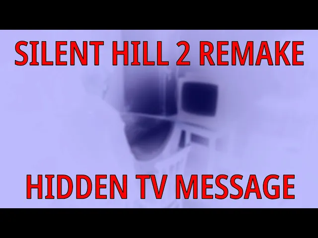 Silent Hill 2 Remake - Hidden TV Message