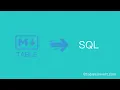 How to Convert Markdown table to SQL online