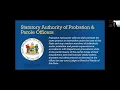 DOC Insider Series Webinar Probation and Parole 101