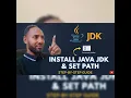 How to Setup Environment Variables for Java JDK in Windows 11