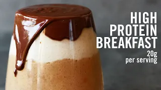 High Protein Tiramisu Oats | EPIC HIGH PROTEIN BREAKFAST MEAL PREP