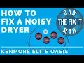 HOW TO FIX A NOISY DRYER - DIY Replacing the Idler Pulley and Roller Wheels