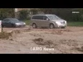Large storm causes heavy flooding in Palmdale California Oct 2015