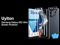 Installation of S22 Ultra TPU Screen Protector with Camera Lens Protector