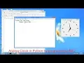 Analog clock in Python