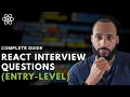 React Interview Prep Questions That Get You Hired Entery Level