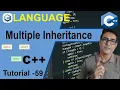 Multiple Inheritance in C CPP Tutorial - 59 OOPs Private Protected and Public