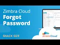 Zimbra Cloud Demo - Forgot Password