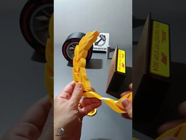 DHL Fastest Pit Stop Trophy - F1 Inspired 3D Printable Award video thumbnail