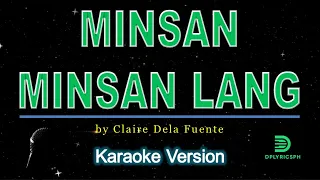 claire dela fuente minsan minsan karaoke version 