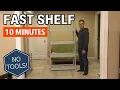 Dad Builds X 5-Tier Plastic Shelving Unit No Tools