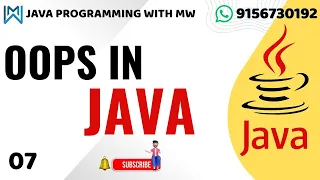 7 Understanding OOPs in java java in