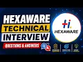 Hexaware Technical Interview Questions Answers