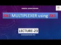 Design 8x1 multiplexer using 2x1 multiplexer Multiplexer design