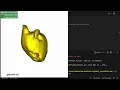 3D Mesh Cutting with Python Vedo