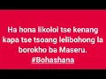 Download Lagu Bommathoto ba haneloa ho feta borokhong Maseru