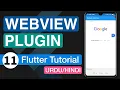 11 - WebView Plugin in Flutter App Android Studio Tutorial 2020